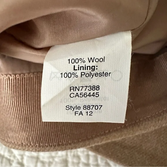 J. Crew Women’s Tan Double Serge Wool No. 2 Pencil Skirt Size 4 - Picture 8 of 13